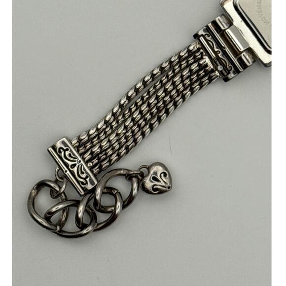 Brighton Tivoli Silver Tone Multi-Strand Bracelet Watch - Picture 6 of 10